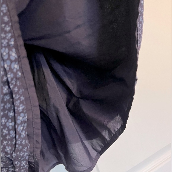 GAP Adorable Kids Puff Sleeve Smocked Navy Blue Kids Dress Size Medium (8) - Picture 9 of 10